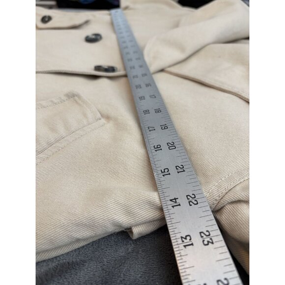 Free People Revolve Women's Highlands Peacoat in Tea Combo XS Beige Oversized - Picture 9 of 10